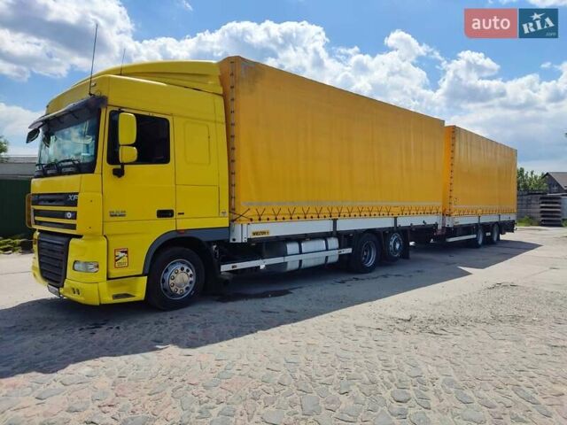 Желтый Даф XF 105, объемом двигателя 12.9 л и пробегом 1 тыс. км за 31800 $, фото 1 на Automoto.ua