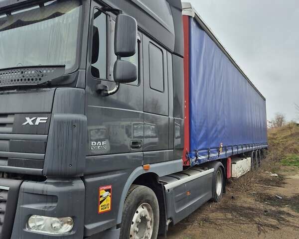 Серый Даф XF 105, объемом двигателя 12.9 л и пробегом 790 тыс. км за 21000 $, фото 1 на Automoto.ua