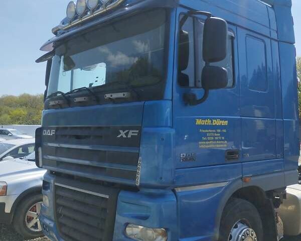 Синий Даф XF 105, объемом двигателя 12.9 л и пробегом 1 тыс. км за 15500 $, фото 1 на Automoto.ua
