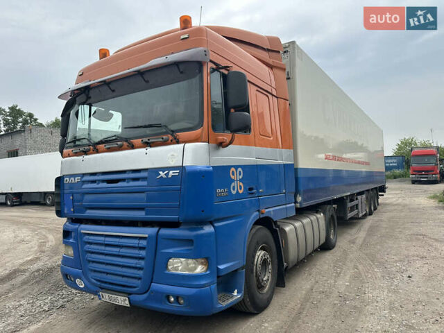 Синий Даф XF 105, объемом двигателя 12.9 л и пробегом 2 тыс. км за 10000 $, фото 1 на Automoto.ua