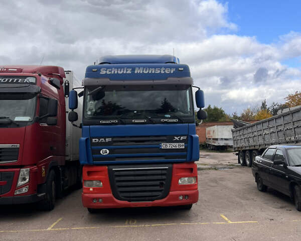 Синий Даф XF 105, объемом двигателя 12.9 л и пробегом 1 тыс. км за 10000 $, фото 1 на Automoto.ua