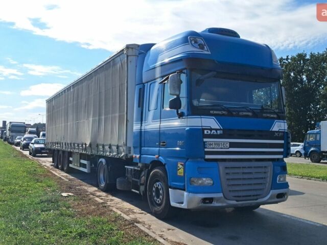 Синий Даф XF 105, объемом двигателя 12.9 л и пробегом 2 тыс. км за 15000 $, фото 1 на Automoto.ua
