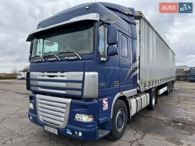 Синий Даф XF 105, объемом двигателя 12.9 л и пробегом 960 тыс. км за 13500 $, фото 1 на Automoto.ua