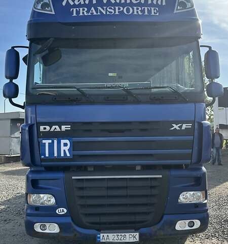 Синий Даф XF 105, объемом двигателя 12.9 л и пробегом 1 тыс. км за 10500 $, фото 1 на Automoto.ua