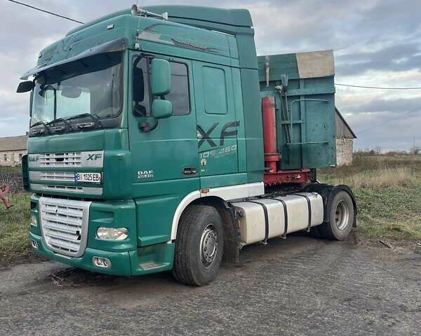 Даф XF 105 2008 у Кременчуге на Automoto.ua Зелений Даф XF 105, об'ємом двигуна 12.9 л та пробігом 10 тис. км за 19000 $, фото 1 на Automoto.ua