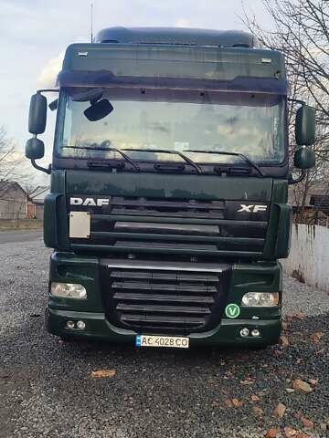 Зеленый Даф XF 105, объемом двигателя 12.9 л и пробегом 1 тыс. км за 12100 $, фото 1 на Automoto.ua
