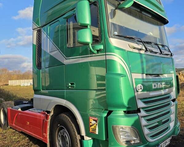 Зеленый Даф XF 105, объемом двигателя 12.9 л и пробегом 1 тыс. км за 16500 $, фото 1 на Automoto.ua