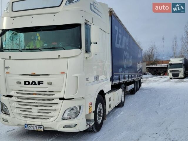 Белый Даф XF 106, объемом двигателя 12.9 л и пробегом 900 тыс. км за 40000 $, фото 1 на Automoto.ua