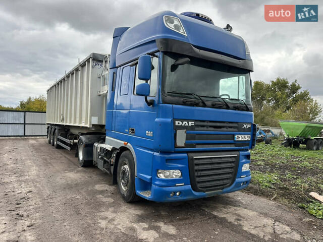 Синий Даф XF 460 FT, объемом двигателя 12.9 л и пробегом 873 тыс. км за 18900 $, фото 1 на Automoto.ua