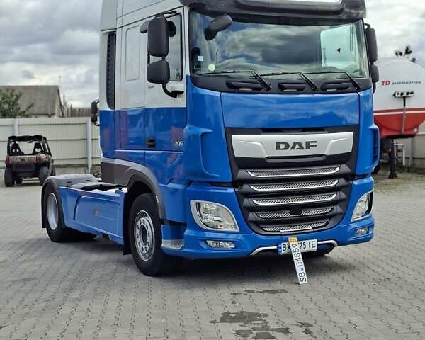 Синий Даф XF 480 FT, объемом двигателя 12.9 л и пробегом 760 тыс. км за 27000 $, фото 1 на Automoto.ua