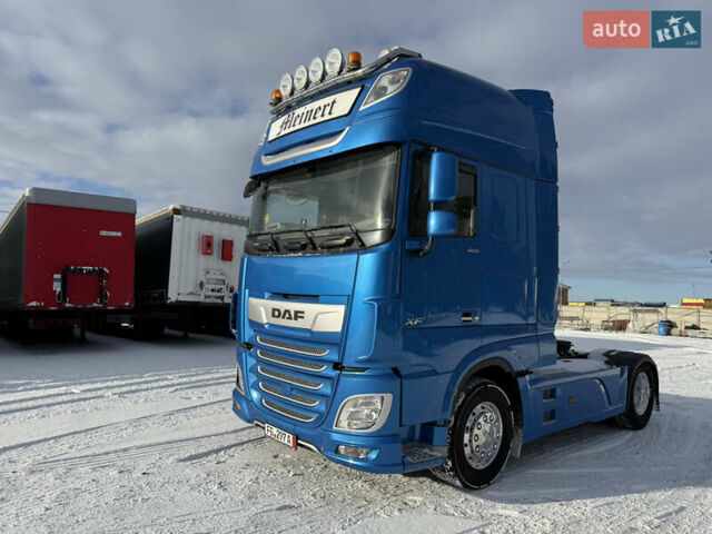 Синий Даф XF 480 FT, объемом двигателя 12.9 л и пробегом 790 тыс. км за 40179 $, фото 1 на Automoto.ua