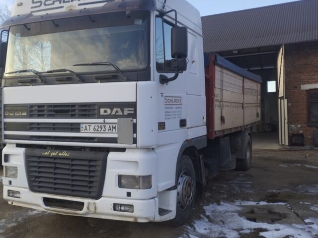 Белый Даф XF 95, объемом двигателя 12.6 л и пробегом 147 тыс. км за 10000 $, фото 1 на Automoto.ua