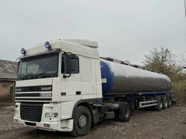 Белый Даф XF 95, объемом двигателя 12 л и пробегом 700 тыс. км за 8999 $, фото 1 на Automoto.ua
