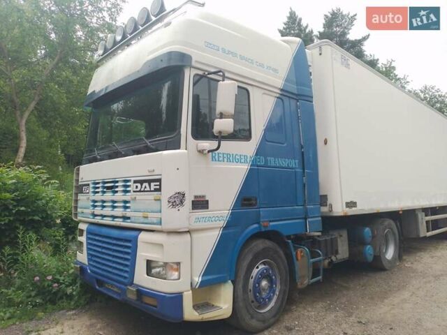 Белый Даф XF 95, объемом двигателя 12.58 л и пробегом 590 тыс. км за 6000 $, фото 1 на Automoto.ua