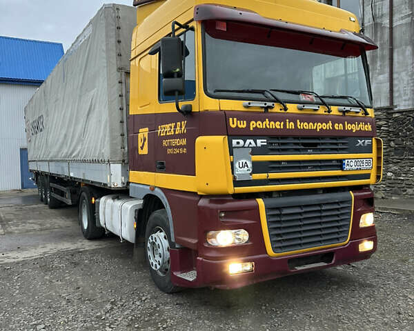 Коричневый Даф XF 95, объемом двигателя 12.58 л и пробегом 1 тыс. км за 9100 $, фото 1 на Automoto.ua