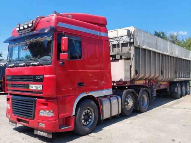 Красный Даф XF 95, объемом двигателя 12.58 л и пробегом 953 тыс. км за 25000 $, фото 1 на Automoto.ua