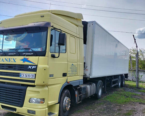 Даф XF 95 2007 в Киеве на Automoto.ua Желтый Даф XF 95, объемом двигателя 12.58 л и пробегом 1000 тыс. км за 21000 $, фото 1 на Automoto.ua