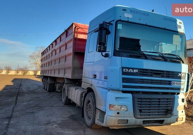 Синий Даф XF 95, объемом двигателя 12.58 л и пробегом 1 тыс. км за 16500 $, фото 1 на Automoto.ua