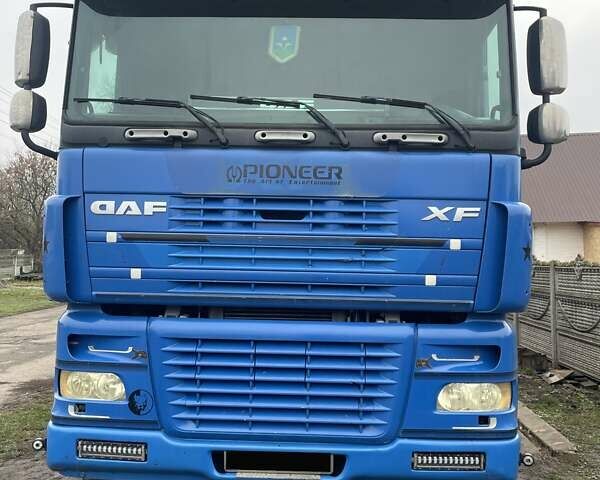 Синий Даф XF 95, объемом двигателя 12.6 л и пробегом 1 тыс. км за 26000 $, фото 1 на Automoto.ua