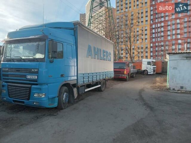 Синий Даф XF 95, объемом двигателя 12.58 л и пробегом 150 тыс. км за 13200 $, фото 1 на Automoto.ua