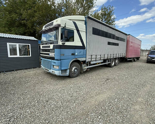 Синій Даф XF 95, об'ємом двигуна 12.6 л та пробігом 305 тис. км за 19500 $, фото 1 на Automoto.ua