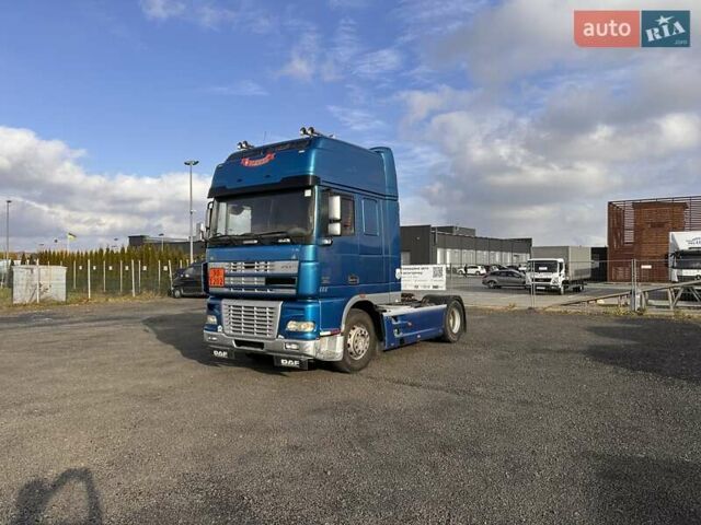 Синий Даф XF 95, объемом двигателя 0 л и пробегом 998 тыс. км за 8500 $, фото 1 на Automoto.ua