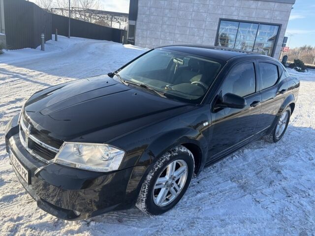 Черный Додж Авенджер, объемом двигателя 2.4 л и пробегом 147 тыс. км за 5700 $, фото 1 на Automoto.ua
