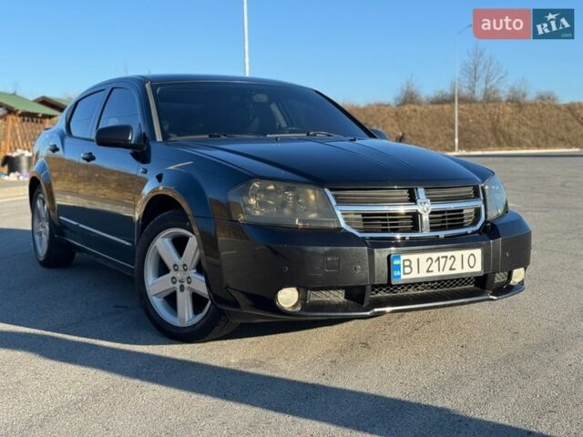 Черный Додж Авенджер, объемом двигателя 2.4 л и пробегом 71 тыс. км за 6950 $, фото 1 на Automoto.ua