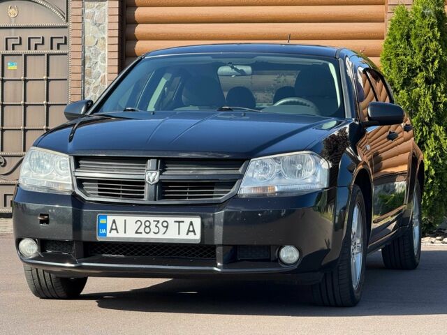 Черный Додж Авенджер, объемом двигателя 2 л и пробегом 200 тыс. км за 6200 $, фото 1 на Automoto.ua