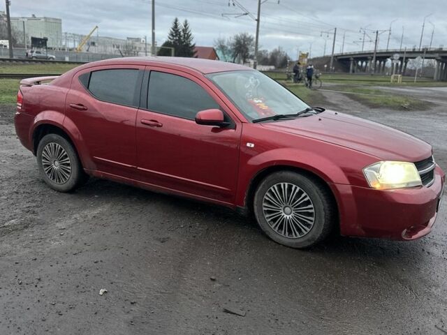 Красный Додж Авенджер, объемом двигателя 2.4 л и пробегом 262 тыс. км за 6000 $, фото 1 на Automoto.ua