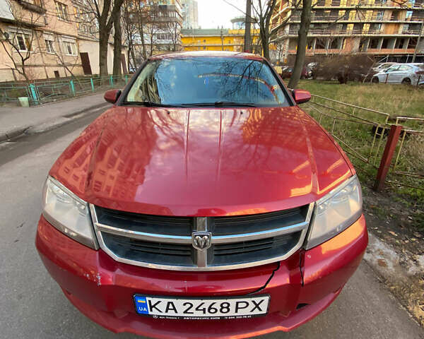 Красный Додж Авенджер, объемом двигателя 2.4 л и пробегом 304 тыс. км за 3950 $, фото 1 на Automoto.ua