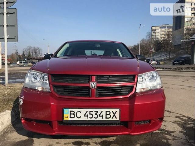 Красный Додж Авенджер, объемом двигателя 2.4 л и пробегом 120 тыс. км за 6800 $, фото 1 на Automoto.ua