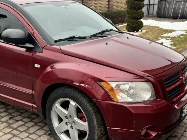 Червоний Додж Caliber, об'ємом двигуна 2 л та пробігом 344 тис. км за 2900 $, фото 1 на Automoto.ua