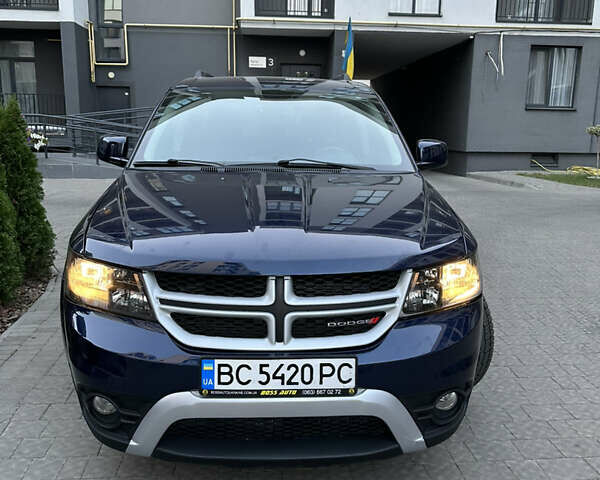 Синий Додж Джорни, объемом двигателя 3.6 л и пробегом 86 тыс. км за 13200 $, фото 1 на Automoto.ua