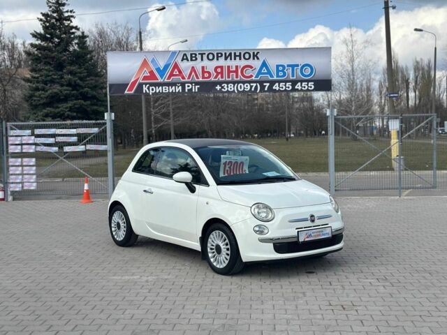 Белый Фиат 500, объемом двигателя 1.3 л и пробегом 129 тыс. км за 6900 $, фото 1 на Automoto.ua