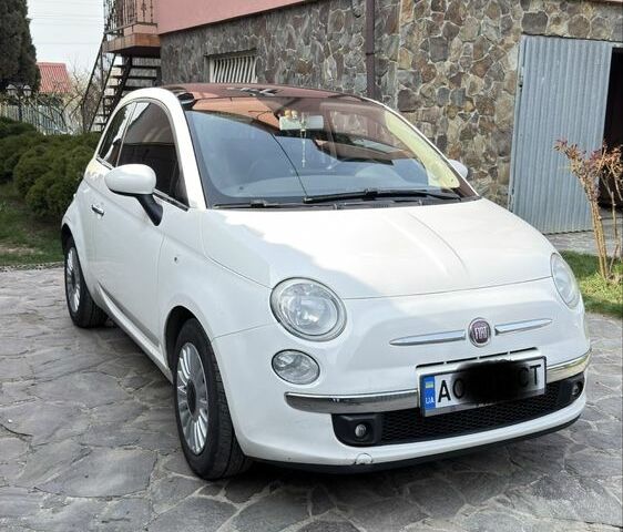 Белый Фиат 500, объемом двигателя 1.2 л и пробегом 109 тыс. км за 6500 $, фото 1 на Automoto.ua