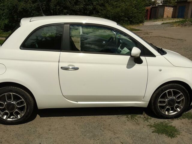 Белый Фиат 500, объемом двигателя 1.2 л и пробегом 72 тыс. км за 8000 $, фото 1 на Automoto.ua