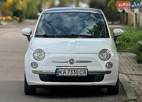 Белый Фиат 500, объемом двигателя 1.24 л и пробегом 89 тыс. км за 6900 $, фото 1 на Automoto.ua