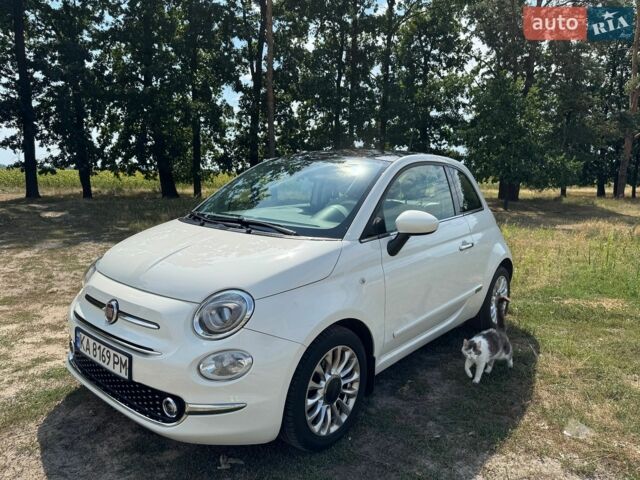 Білий Фіат 500, об'ємом двигуна 1.24 л та пробігом 61 тис. км за 9800 $, фото 1 на Automoto.ua