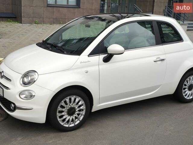 Белый Фиат 500, объемом двигателя 1.24 л и пробегом 5 тыс. км за 14200 $, фото 1 на Automoto.ua