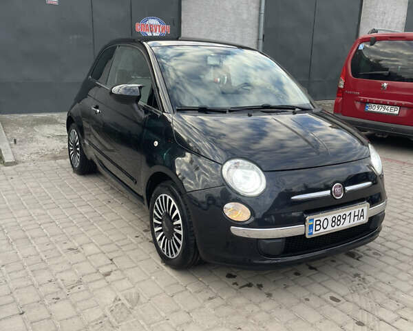 Черный Фиат 500, объемом двигателя 1.24 л и пробегом 235 тыс. км за 6600 $, фото 1 на Automoto.ua