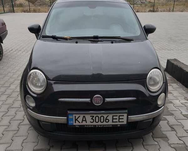 Черный Фиат 500, объемом двигателя 1.2 л и пробегом 199 тыс. км за 6500 $, фото 1 на Automoto.ua