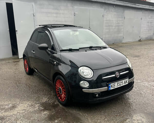 Черный Фиат 500, объемом двигателя 1.25 л и пробегом 133 тыс. км за 5700 $, фото 1 на Automoto.ua