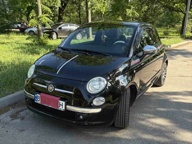 Черный Фиат 500, объемом двигателя 1.2 л и пробегом 148 тыс. км за 6800 $, фото 1 на Automoto.ua