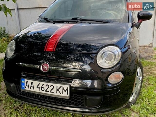 Черный Фиат 500, объемом двигателя 1.37 л и пробегом 180 тыс. км за 6500 $, фото 1 на Automoto.ua