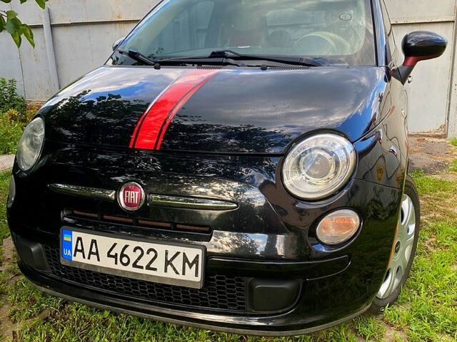 Черный Фиат 500, объемом двигателя 1.4 л и пробегом 180 тыс. км за 6400 $, фото 1 на Automoto.ua