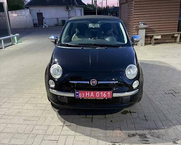 Черный Фиат 500, объемом двигателя 1.24 л и пробегом 200 тыс. км за 7467 $, фото 1 на Automoto.ua