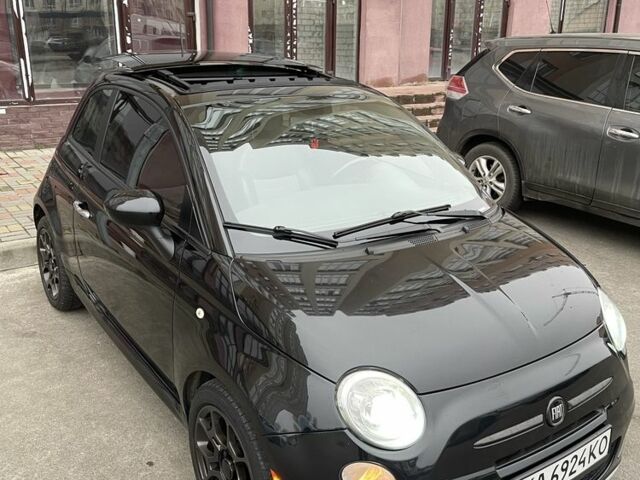 Черный Фиат 500, объемом двигателя 1.4 л и пробегом 138 тыс. км за 7200 $, фото 1 на Automoto.ua