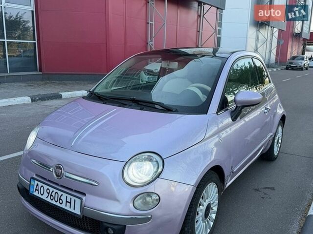 Фиолетовый Фиат 500, объемом двигателя 1.24 л и пробегом 220 тыс. км за 5400 $, фото 1 на Automoto.ua