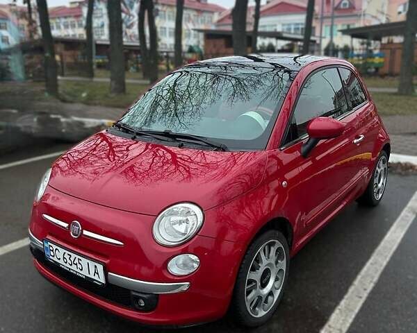 Красный Фиат 500, объемом двигателя 1.37 л и пробегом 138 тыс. км за 6900 $, фото 1 на Automoto.ua